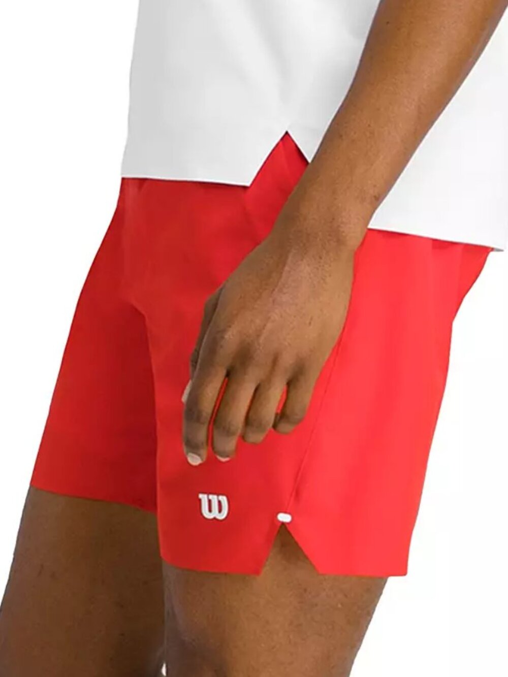 Wilson Men's 7" Tournament V2 Tennis Unlined Short Size L Color Infrared NWT